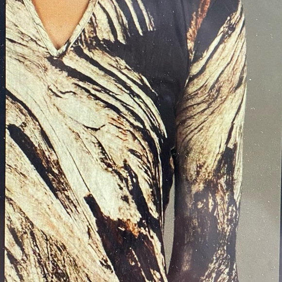 Helmut Lang Drift Drape Ruched Brown Dress S - Picture 2 of 10